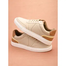 HRX by Hrithik Roshan Men Beige Lightweight Sneakers
