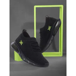 Killer Men Black Woven Design Sneakers