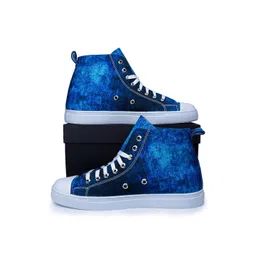 KobSook Men Printed High Top Sneakers