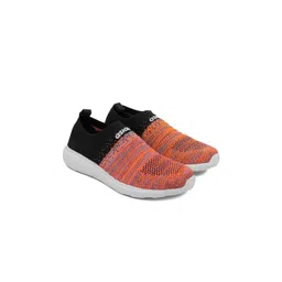 ASIAN Women Black Woven Design Slip-On Sneakers