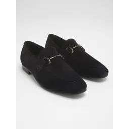 THE BEAR HOUSE Men Embellished Detail Leather Loafers