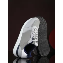 HRX by Hrithik Roshan Men Grey Round Toe Mesh Sneakers
