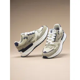 Red Tape Men Colourblocked PU Sneakers