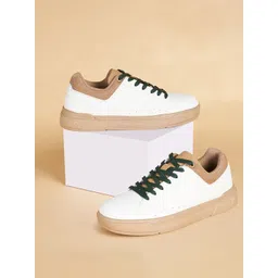 Ajile by Pantaloons Men Contrast Sole Lace-Up Sneakers