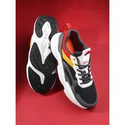 HRX by Hrithik Roshan Men Grey Colourblocked Sneakers
