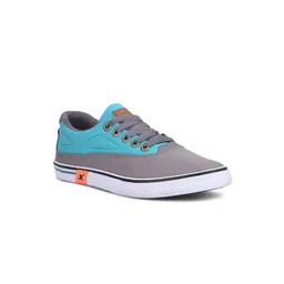 Sparx Men Grey Colourblocked Sneakers