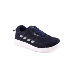 KRAASA Men Textured Lace-Up Sneakers