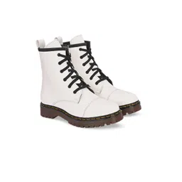 Delize Women Textured Mid Top Block-Heel Boots