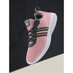 HRX by Hrithik Roshan Women Peach-Coloured Mesh Memory Foam Non-Marking Walking Shoes