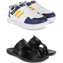 Men's Lightweight Running Shoes,Stylish Casual Shoes for Gym & Walking(Pack of2) Casuals For Men