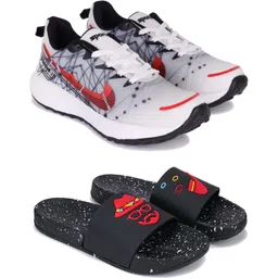 Men's Lightweight Running Shoes,Stylish Casual Shoes for Gym & Walking(Pack of2) Casuals For Men