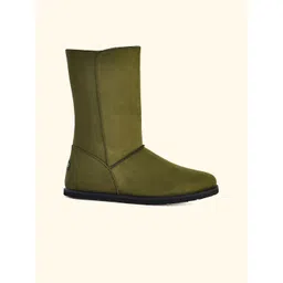 yoho Women Round Toe Flatform Heel Winter Boots