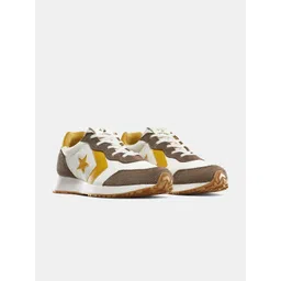 Converse RUNNING Unisex Colourblocked Round Toe Lace-Ups Sneakers