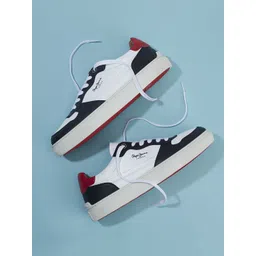 Pepe Jeans Men Lace-Ups Colourblocked Sneakers