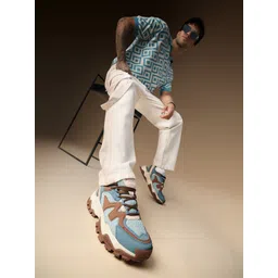 The Souled Store Fumes NX Oasis Men Colourblocked Lightweight Sneakers