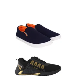 Free Kicks Men Multicoloured Mesh Marking Running Sports Shoes