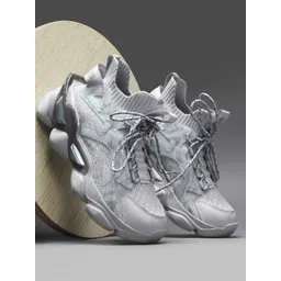 ABROS Men JIFFER-O Lace-Up Mid-Top Running Non-Marking Shoes