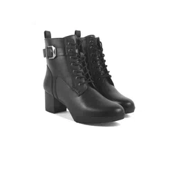 SHUZ TOUCH Women Casual Block-Heeled Regular Boots