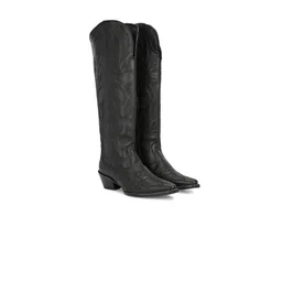 CARLO ROMANO Women Casual Block-Heeled Cowboys Boots