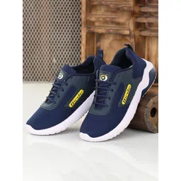 BIRDE Men Lace-Ups Mesh Walking Non-Marking Shoes