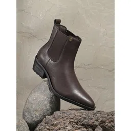 El Paso Women Block-Heeled Chelsea Boots