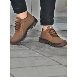 Arics Men Brown Slip-On Casual Shoes