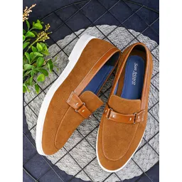 San Frissco Men Round Toe Slip-On Sneakers