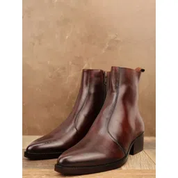 MILLE DOLLARI Men High Ankle Cowboy Boots