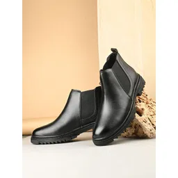 JK Port Men Lightweight Chelsea Boots