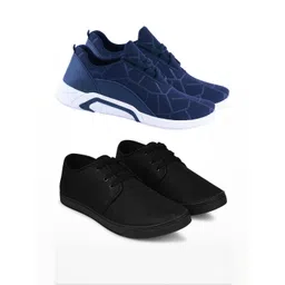 Free Kicks Men Multicoloured Mesh Marking Running Sports Shoes