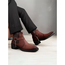 Bxxy Men Square-Toe Casual Chelsea Boots