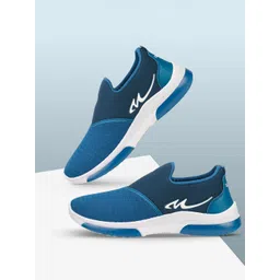 PENNEN Men Colourblocked Round Toe Slip-On Sneakers