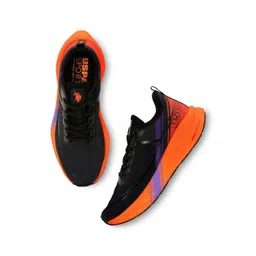 U.S. Polo Assn. Men Textile Running Non-Marking Shoes