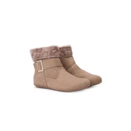 Rocia Women Casual Ankle Length Suede Boots