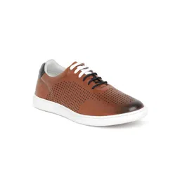 GABICCI Men Leather Lace-Ups Sneakers