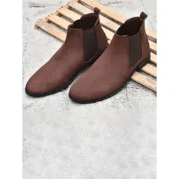 Provogue Men Leather Trekking Shoes