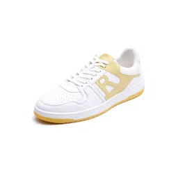 RARE RABBIT Men Colourblocked Round Toe Lace-Ups Sneakers