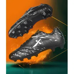 Kick X Soccer Studs Synthetic Leather Upper with PVC Sole Football Shoes For Men