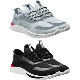Combo Pack Of 2 Casual Shoes Sneakers For Men