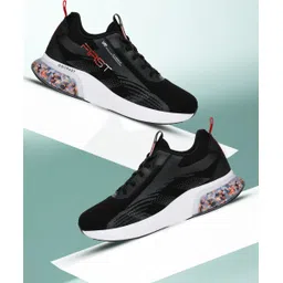 FIRST Men's Sports Shoes | PU Foam Comfort & Ball-Tech Support | Lace-Up Running Shoes For Men