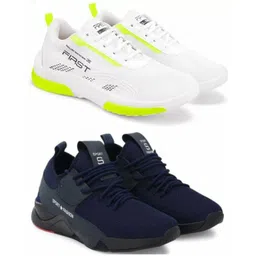 2 Pair Combo Stylish & Trendy Running Shoes For Men