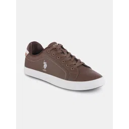 U.S. Polo Assn. Men Round Toe Lace-Ups Sneakers