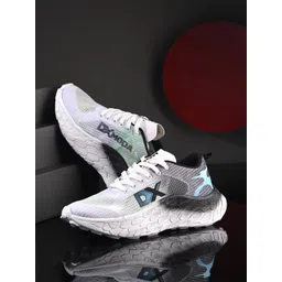 JK Port Men Lace-Ups Mesh Running Non-Marking Shoes