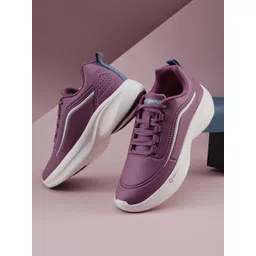 Campus Women PU Solid Lace-Ups Sneakers