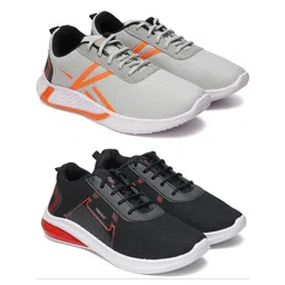 Free Kicks Men Multicoloured Mesh Marking Running Sports Shoes