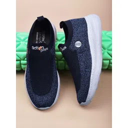 Action Plus Men Woven Design Slip-On Sneakers