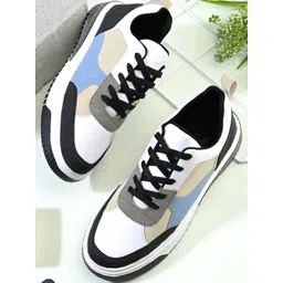 Roadster Men Colourblocked PU Sneakers