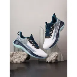 JQR Men Mesh High-Top Running Non-Marking Air Cooled Memory Foam Shoes