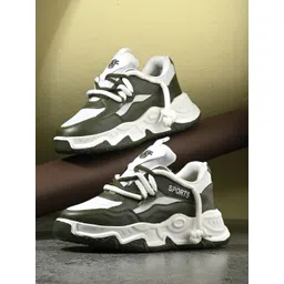 K Footlance Men Colourblocked Lace-Ups Sneakers