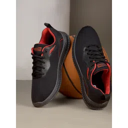 Liberty Men Mesh Running Non Marking Contagrip Shoes